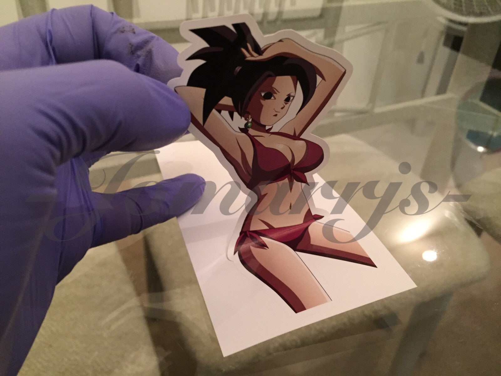 Dragon Ball Z - Anime - Kefla Bikini Sun Fun Sticker Decal Vinyl DBZ manga