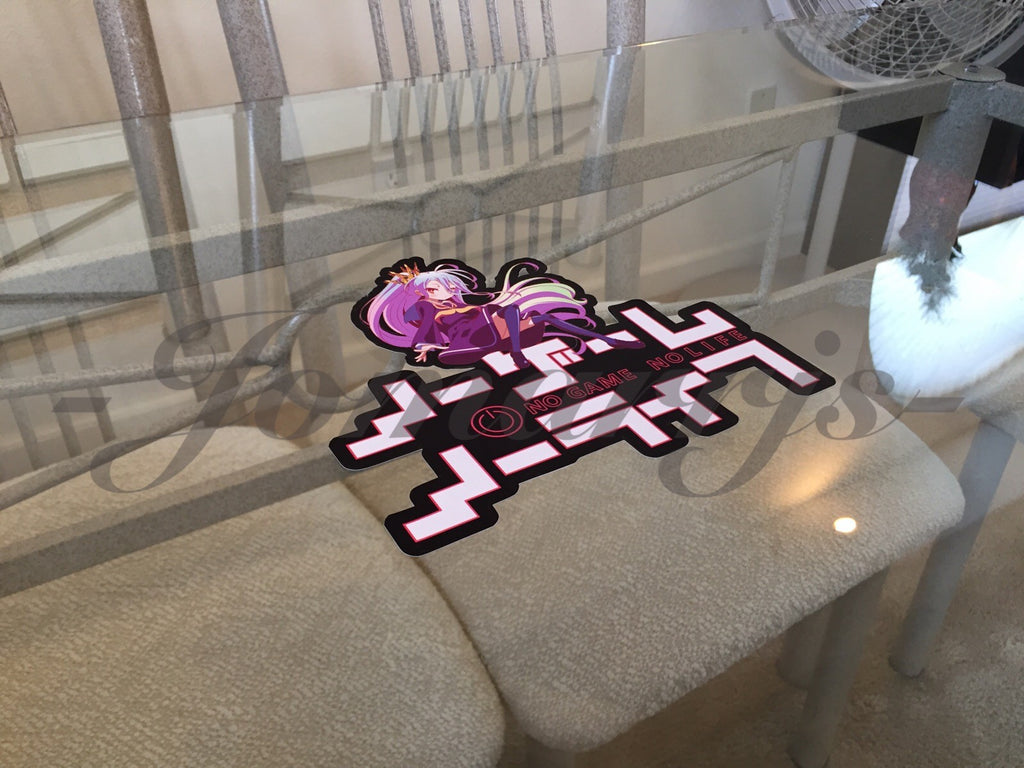No Game No Life - Anime - Shiro Sticker Decals Vinyl Sign Comic sora lap top