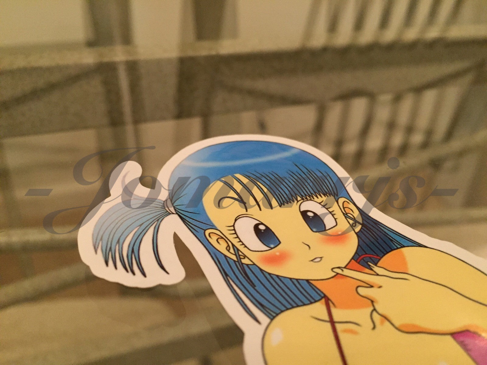 Dragon Ball Z Anime Bulma Bikini Sun Fun Sticker Decal Vinyl Comic DBZ