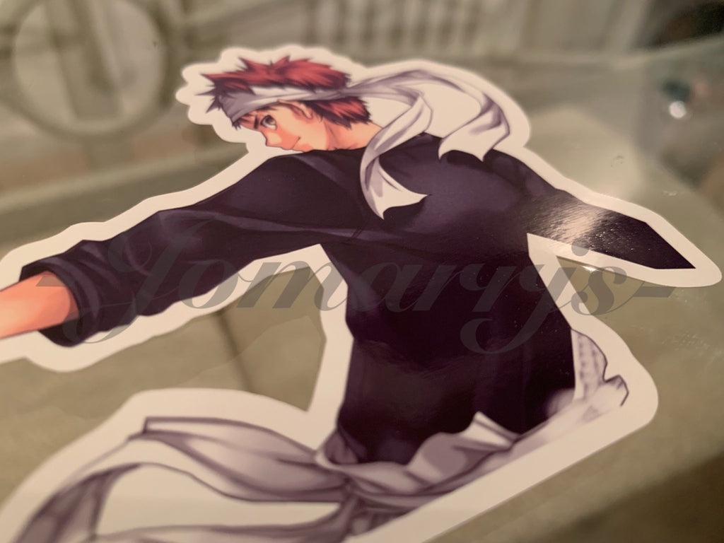 Food Wars! Shokugeki no Soma - Anime - Soma Yukihira Sticker Decal vinyl manga