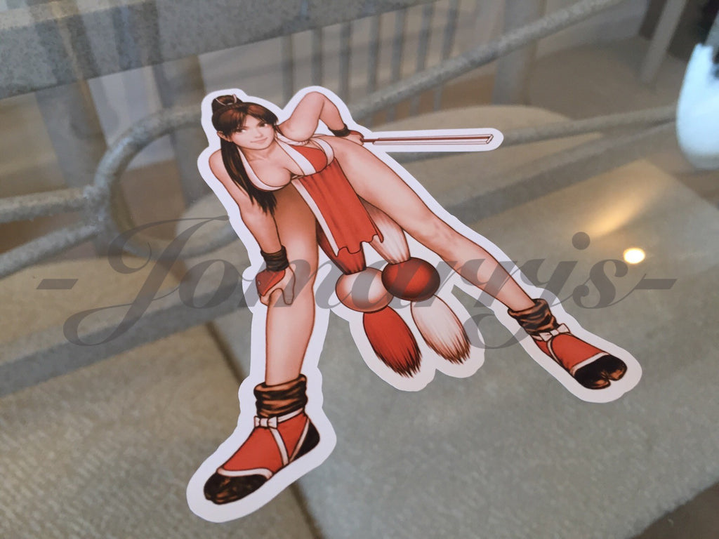 King of Fighters Anime Mia Shiranui Sticker Decals Vinyl Sign Games *3 Sizes*