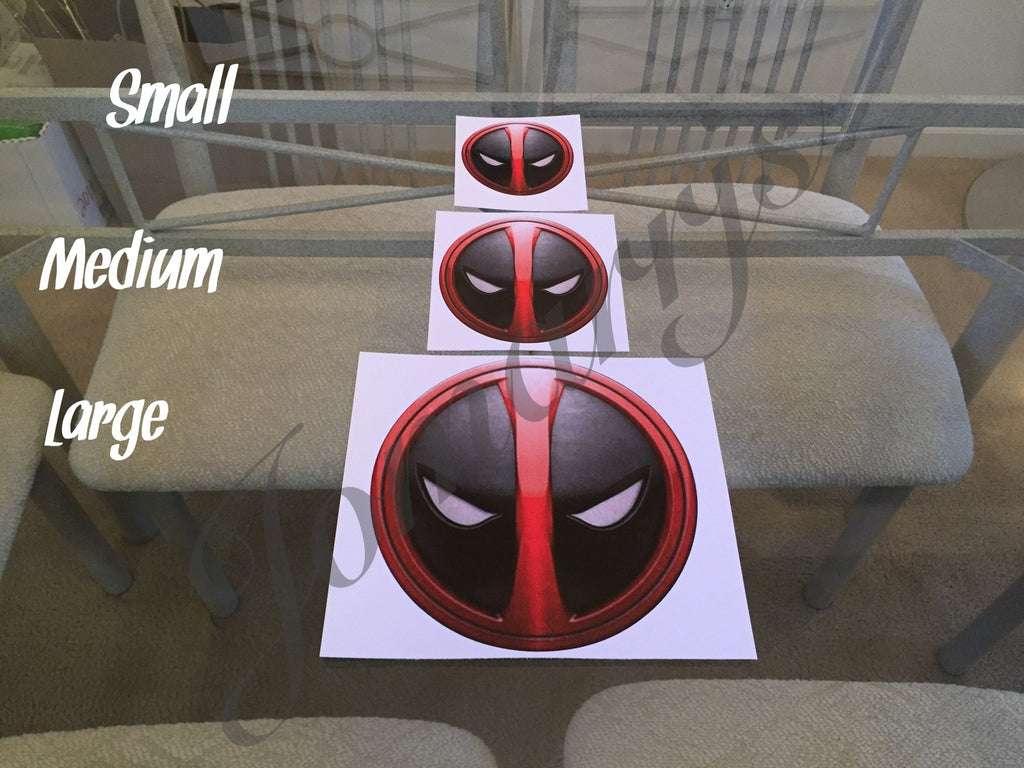 Marvel Deadpool Logo Stickers Decal Vinyl Sign Comic Movie