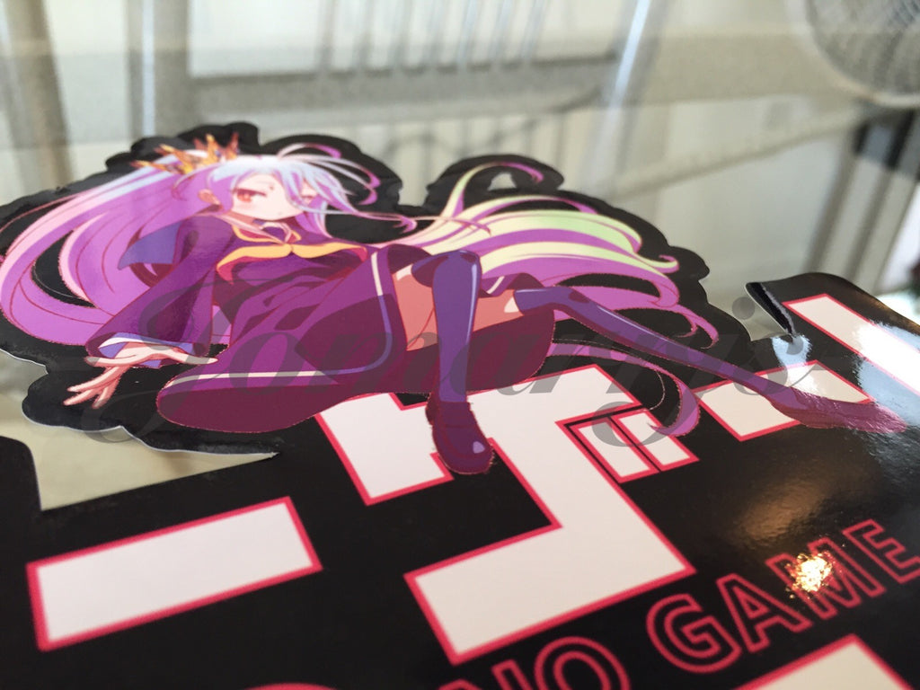 No Game No Life - Anime - Shiro Sticker Decals Vinyl Sign Comic sora lap top
