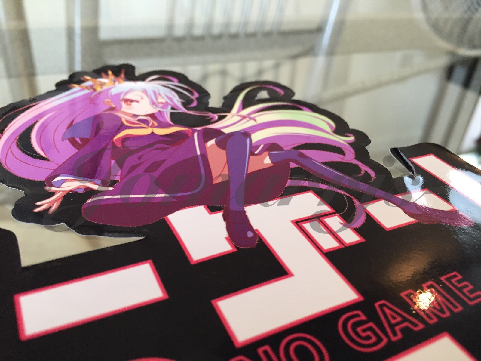 No Game No Life - Anime - Shiro Sticker Decals Vinyl Sign Comic sora lap top