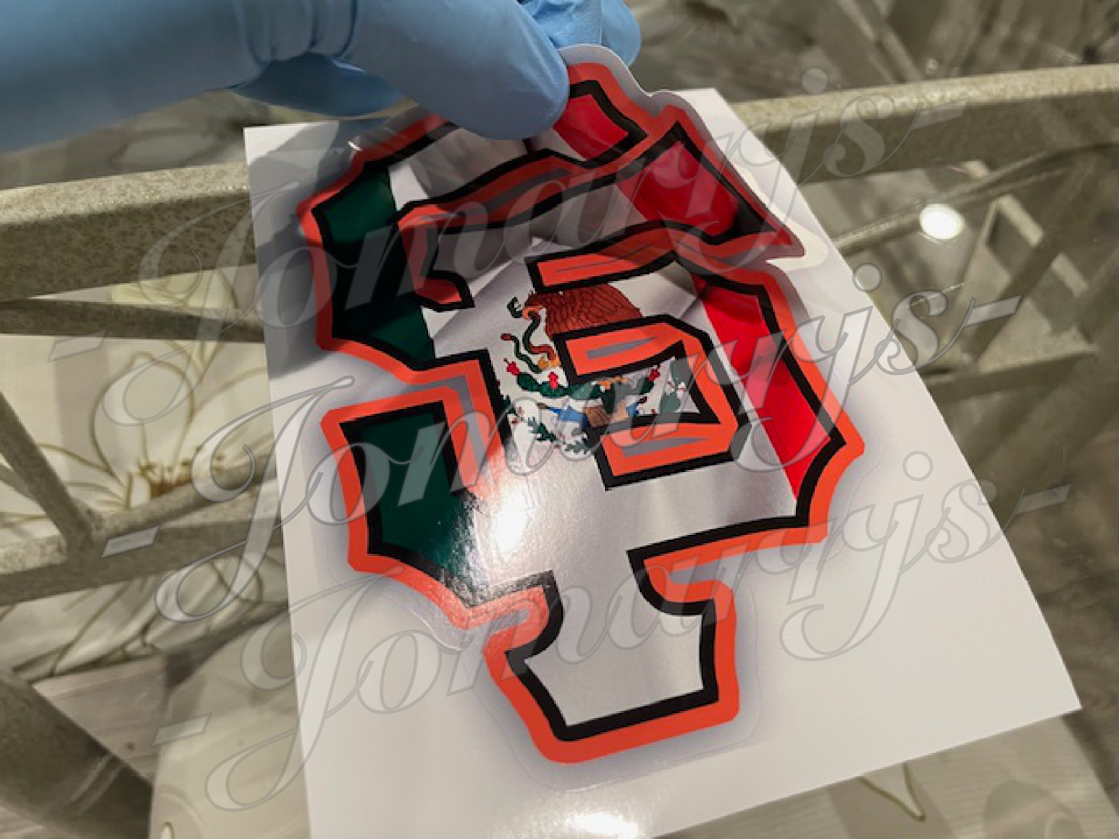 San Francisco Giants Custom Mexico Flag MLB Sticker Decal SF GIGANTES! 2"-18"