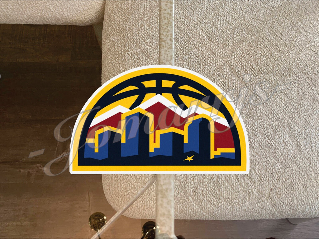 Denver Nuggets Logo NBA Sticker Decal Vinyl waterproof 2-18" #MileHighBasketball