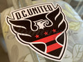 D.C. United Soccer Logo MLS Sticker Decal #dcunited DC United waterproof 2"-18"