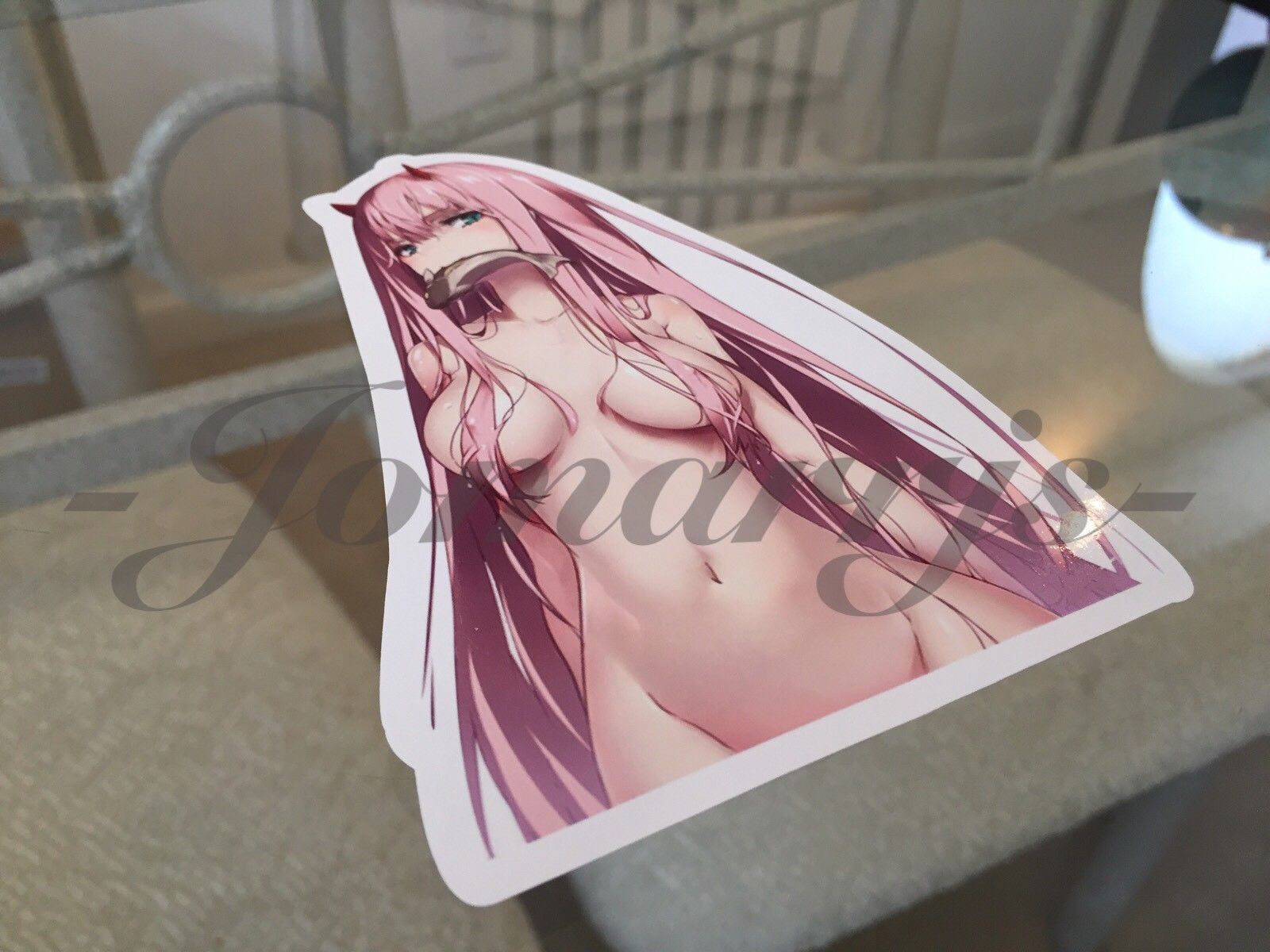 Darling in the Franxx - Anime - 002 "Zero Two" "Bare" Sticker Decal Vinyl manga