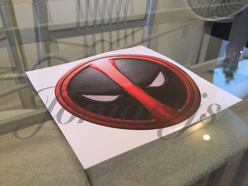 Marvel Deadpool Logo Stickers Decal Vinyl Sign Comic Movie