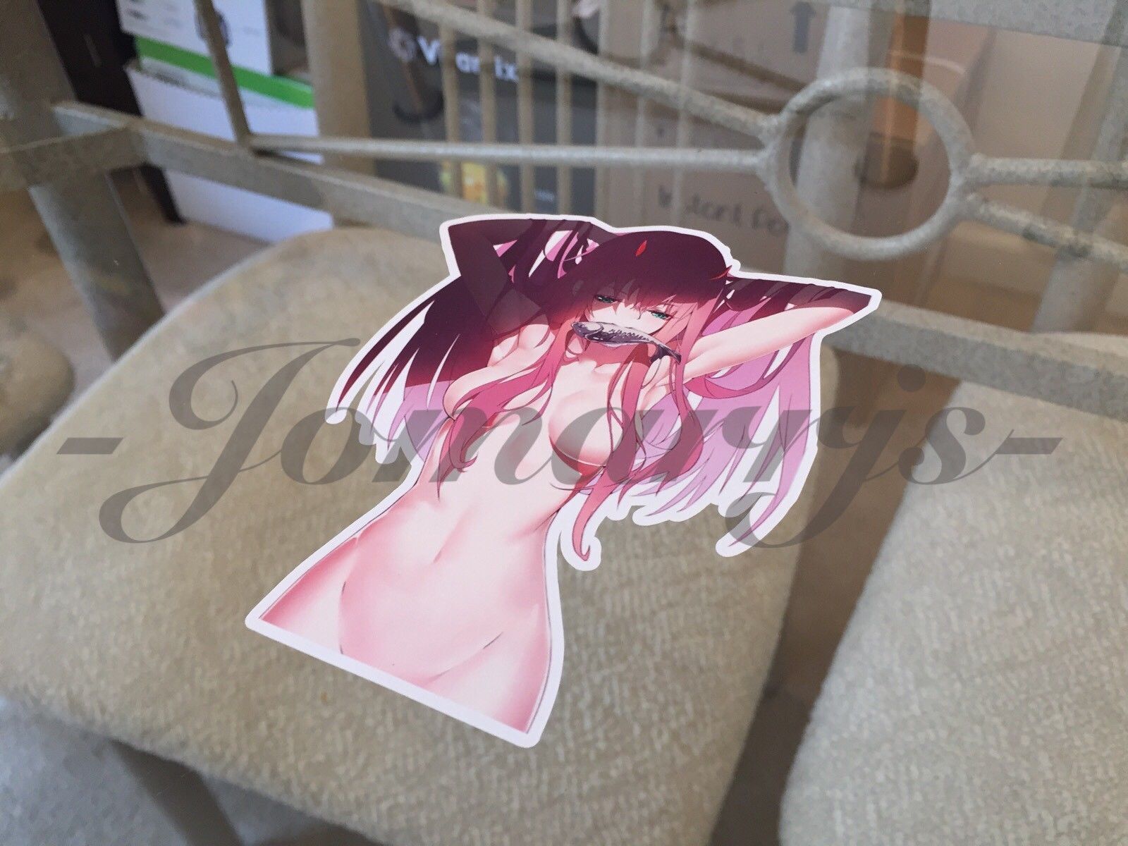 Darling in the Franxx Anime - 002 "Zero Two" "Reveal" Sticker Decal Vinyl manga