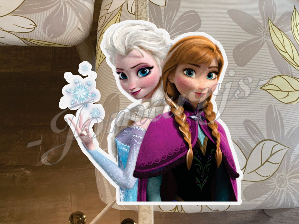Frozen Elsa Anna Olaf Anime Custom Sticker Decal cute Car Laptop *Sz:5”-18”*