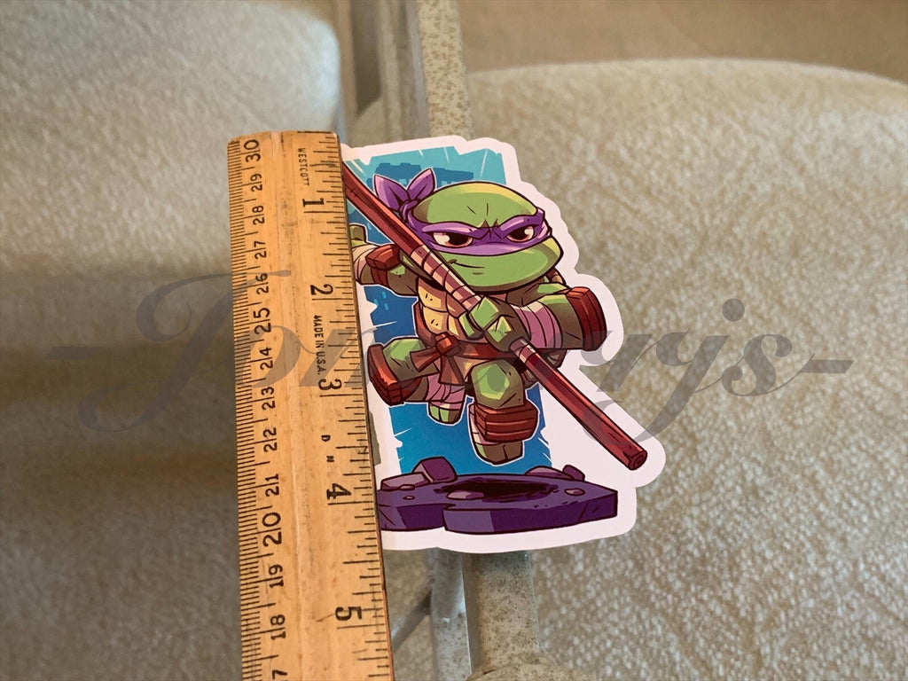 Teenage Mutant Ninja Turtles Donatello Sticker Decal Sign Chibi Movie