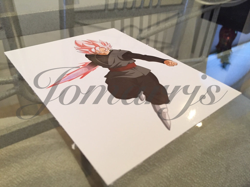 Evil Dark Goku Black Dragon Ball Z Sticker Decals Vinyl Sign Comic DBZ *3 Sizes*