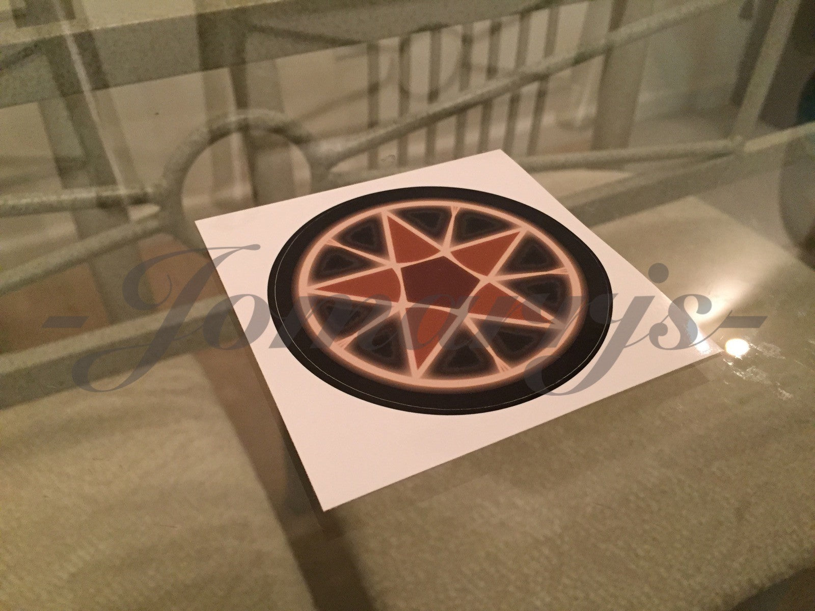 Black Butler Kuroshitsuji Anime Ciel Phantomhive Faustian Contract Seal Sticker