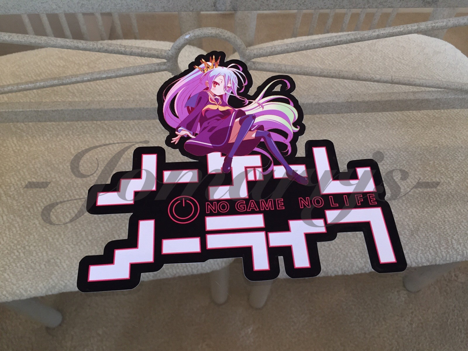 No Game No Life - Anime - Shiro Sticker Decals Vinyl Sign Comic sora lap top