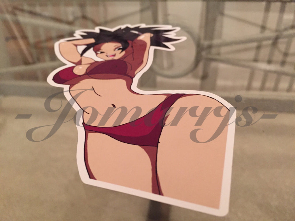 Dragon Ball Z - Anime - Kefla Bikini Sun Fun Sticker Decal Vinyl DBZ manga