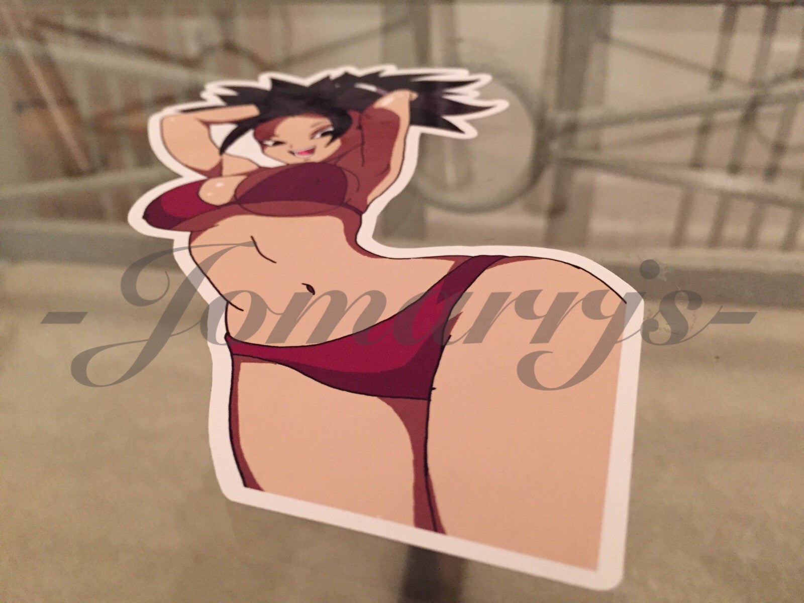 Dragon Ball Z - Anime - Kefla Bikini Sun Fun Sticker Decal Vinyl DBZ manga