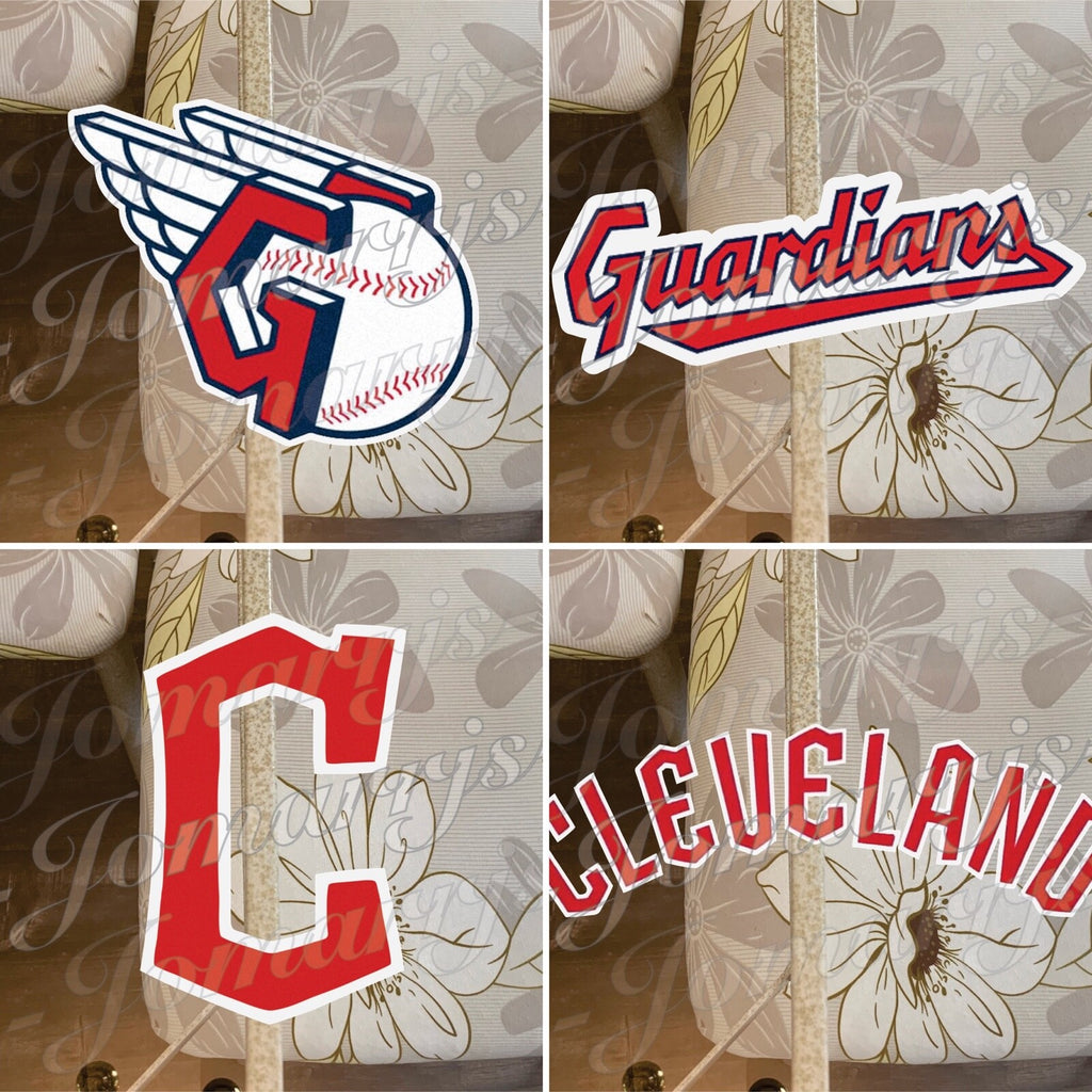 Cleveland Guardians Baseball Team Logo MLB Sticker Decal Vinyl 2-18"* waterproof