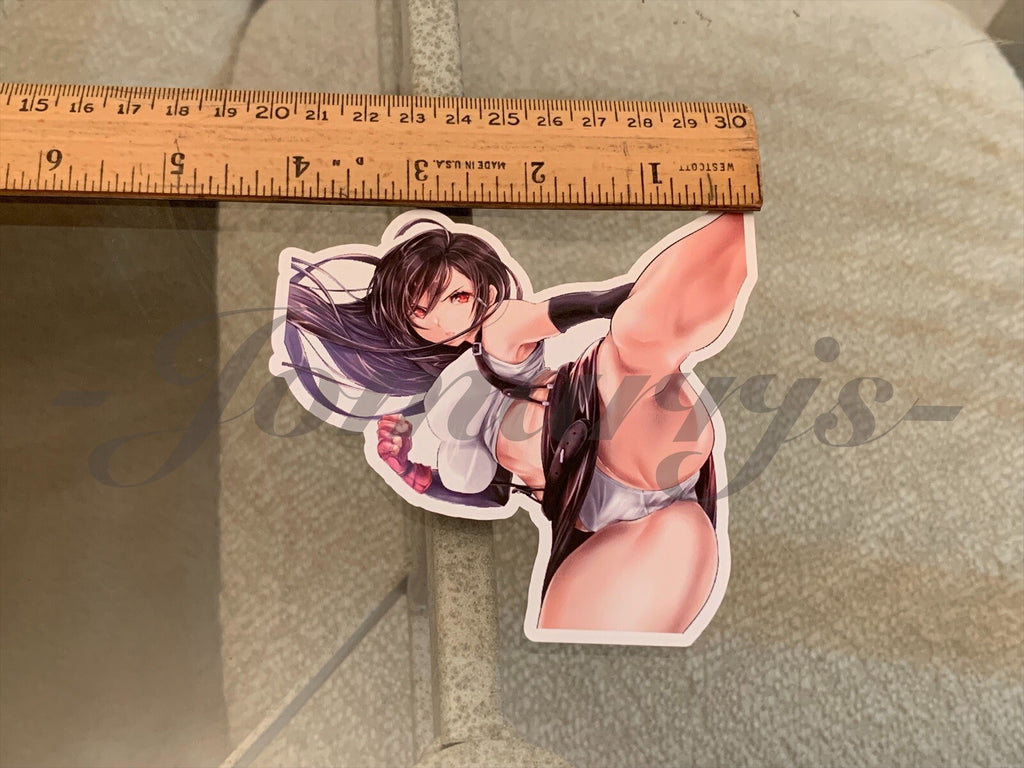 Final Fantasy Gaming Tifa Lockhart Sticker Decals Vinyl ff 7 anime #52