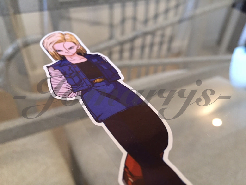 Dragon Ball Z Anime Android 18 Sticker Decal Vinyl Sign Comic DBZ