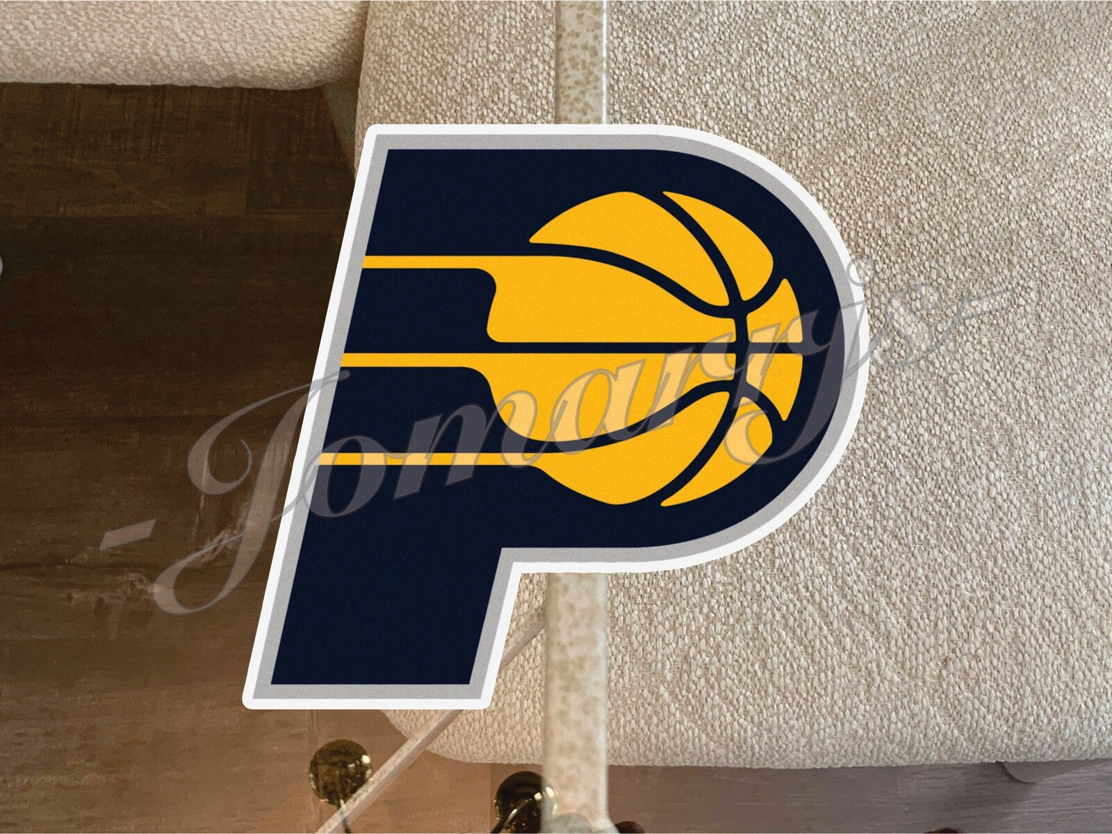 Indiana Pacers Logo NBA Sticker Decal Vinyl waterproof 2"-18"