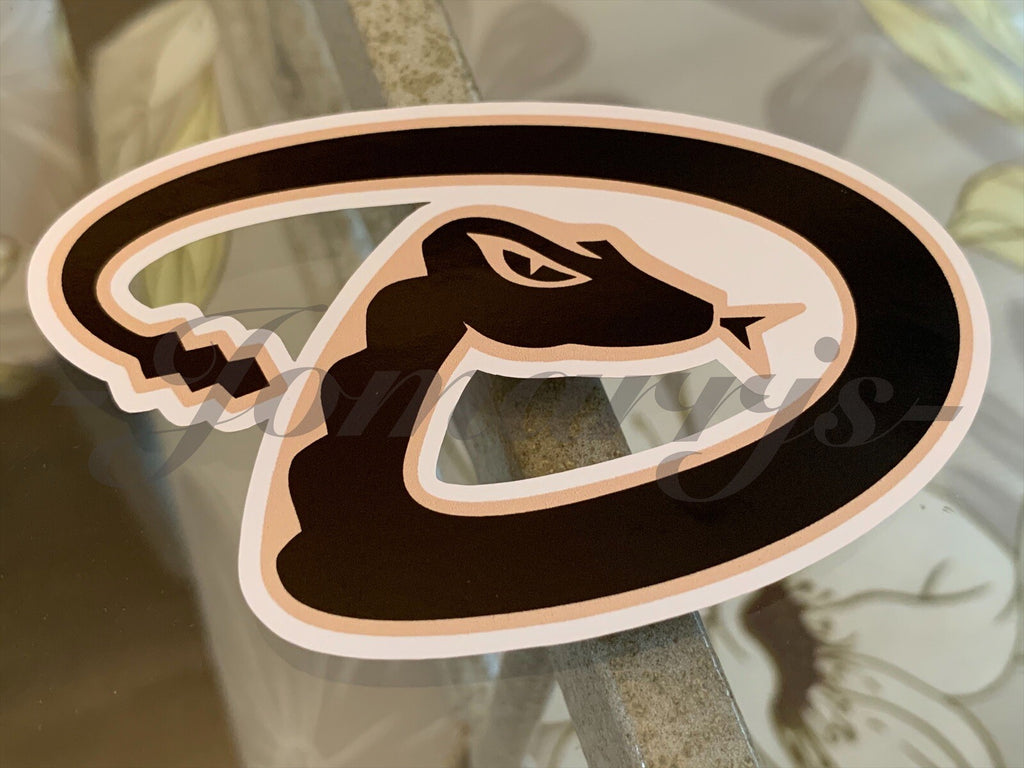 Arizona Diamondbacks Team Logo MLB Sticker Decal #RattleOn waterproof 2"-18"