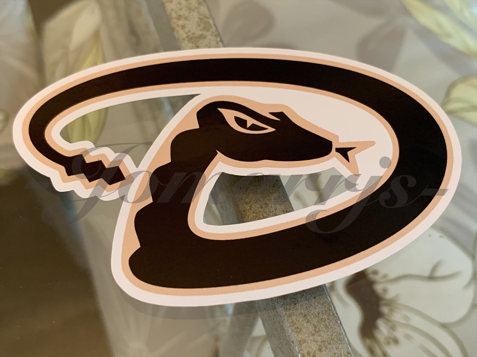 Arizona Diamondbacks Team Logo MLB Sticker Decal #RattleOn waterproof 2"-18"
