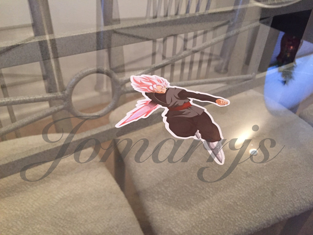 Evil Dark Goku Black Dragon Ball Z Sticker Decals Vinyl Sign Comic DBZ *3 Sizes*