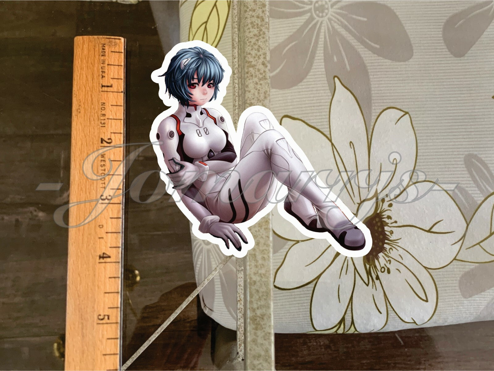 Neon Genesis Evangelion - Anime - Rei Ayanami Custom Sticker Decal manga