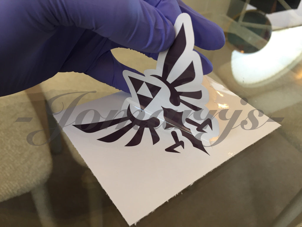 Zelda - Gaming - Triforce Logo Sticker Decals Vinyl console Laptop anime 3 Sizes
