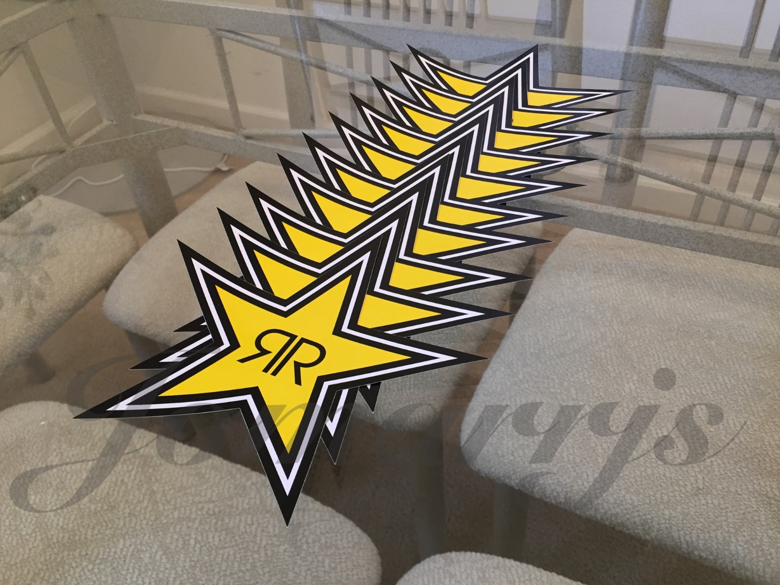 Authentic Rockstar Energy Drink Sticker Decal Sign Logo Die Cut BMX Motocross 🏁