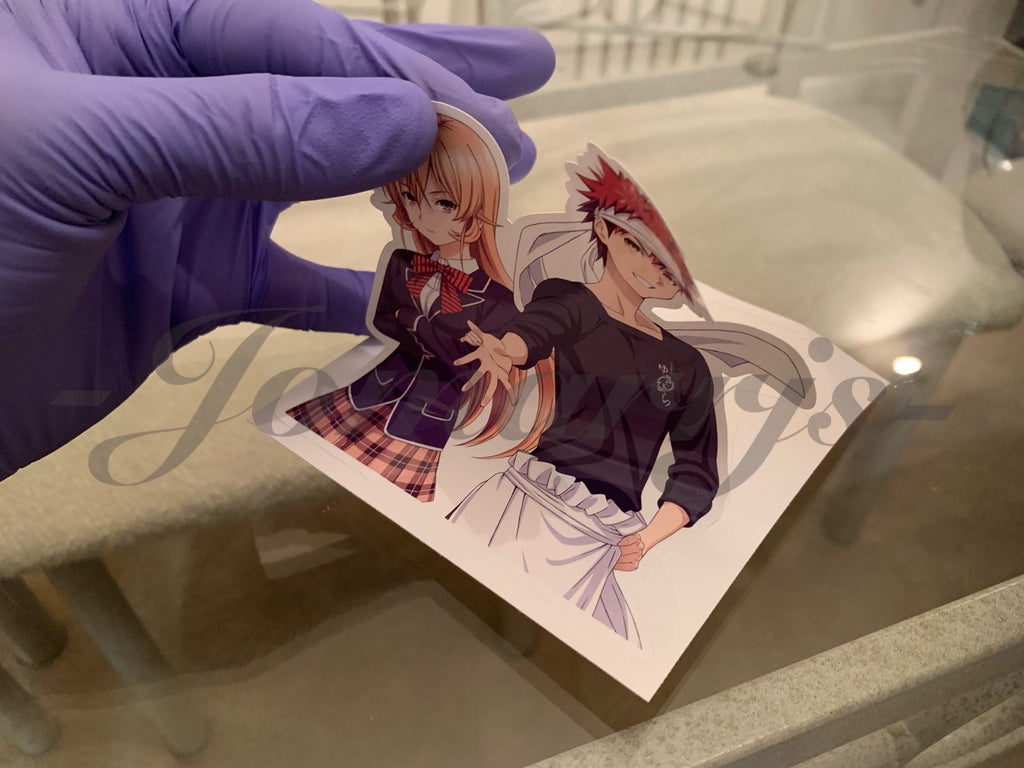 Food Wars! Shokugeki no Soma - Anime - Erina Nakiri & Soma Yukihira Sticker sōma