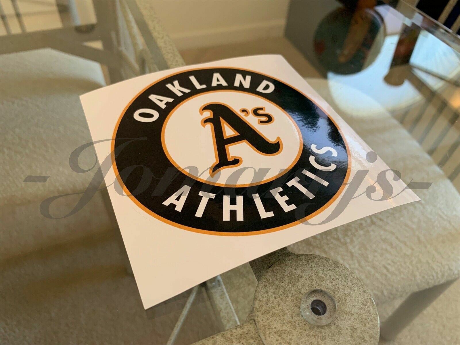 Oakland Athletics Logo A's Emblem MLB Sticker Decal waterproof 2"-18"