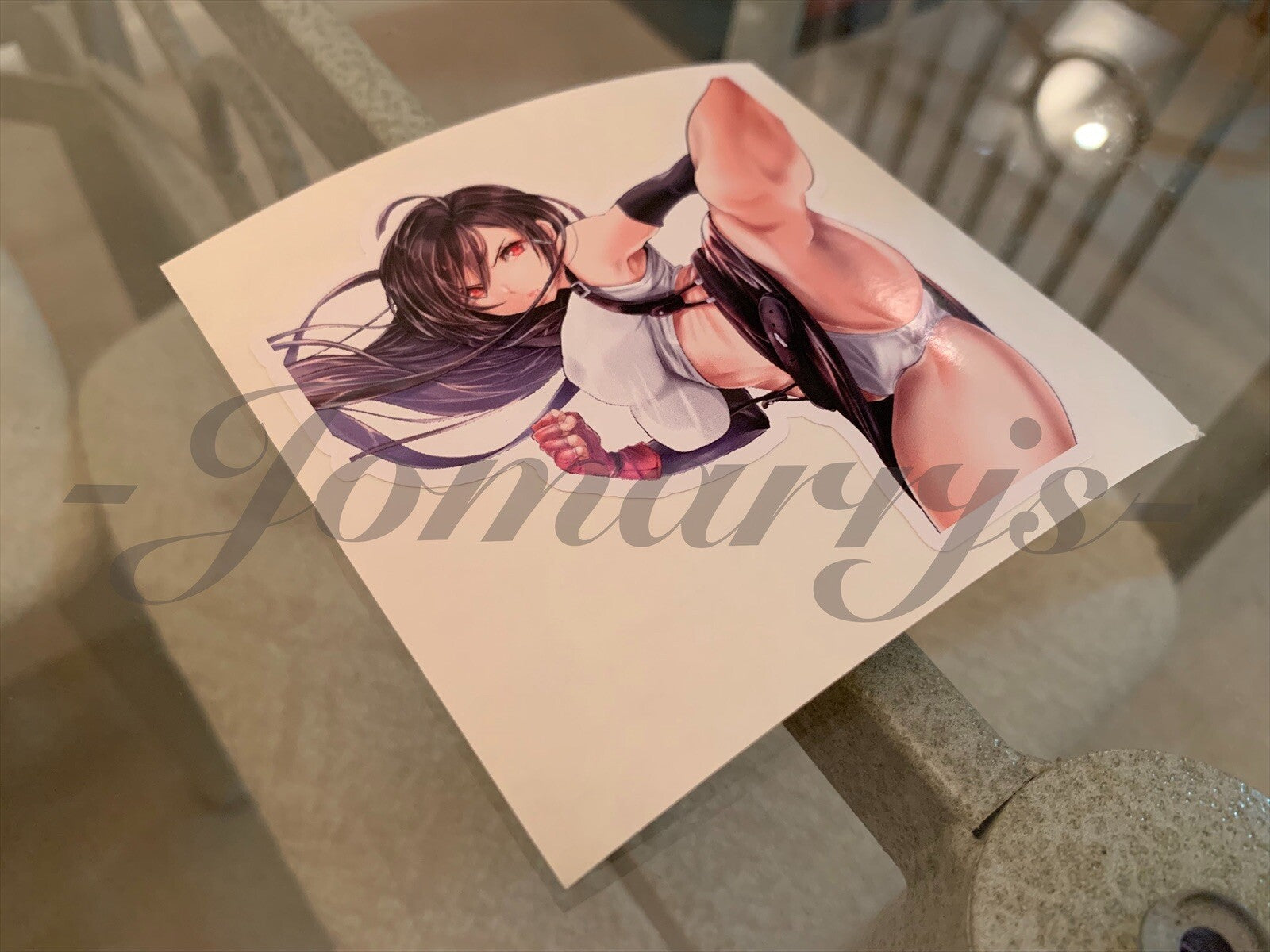 Final Fantasy Gaming Tifa Lockhart Sticker Decals Vinyl ff 7 anime #52
