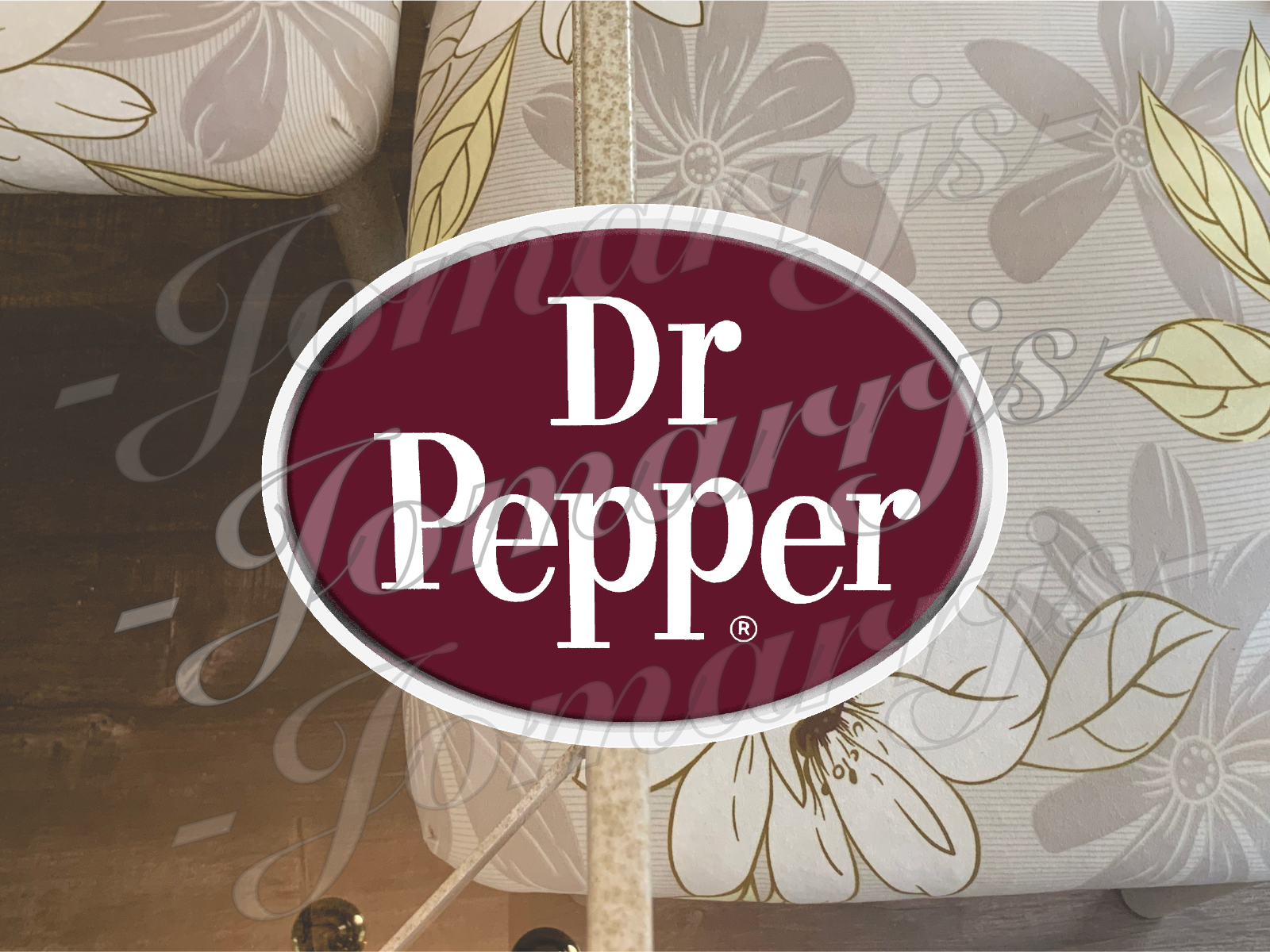 Dr. Pepper Logo Brand Drink Beverage Custom Sticker Decal fan tumbler laptop car