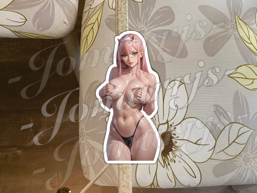 Darling in the Franxx Anime 002 "Zero Two" Sticker Decal 02 Vinyl manga waifu