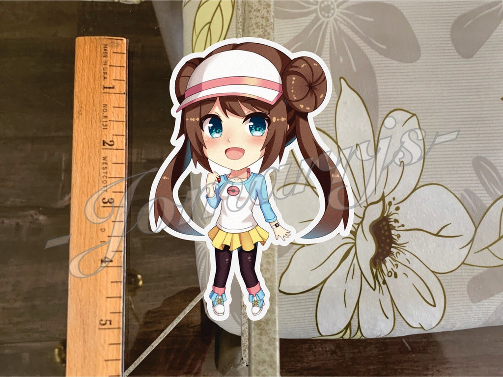 Pokemon Anime Mei Rosa Cute Chibi Custom Sticker Decal Vinyl manga fun art #1