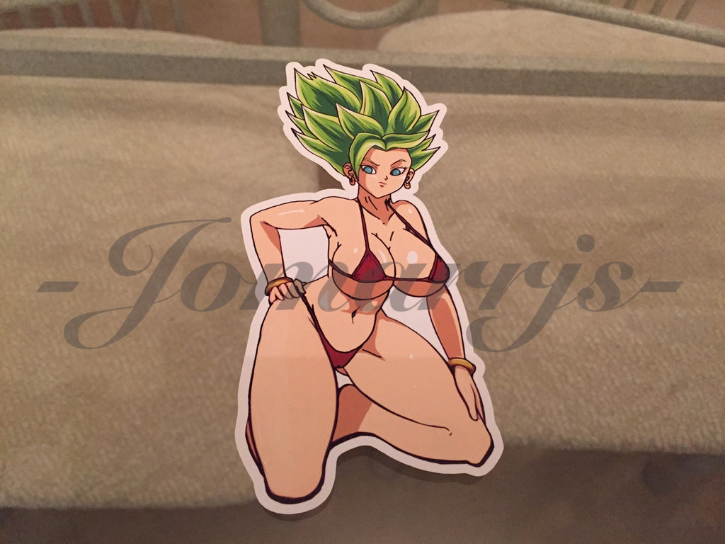 Dragon Ball Z - Anime - Kefla Bikini Sun Fun Sticker Decal Vinyl DBZ manga kale