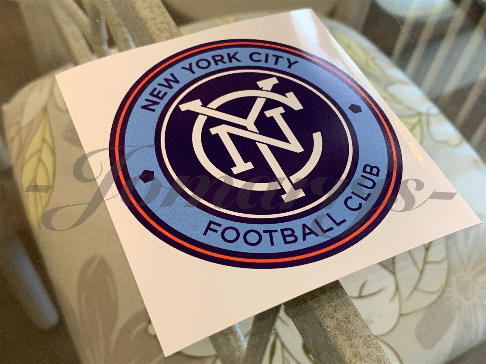 New York City FC Soccer Team Logo MLS Sticker Decal #NYCFC waterproof 2"-18"