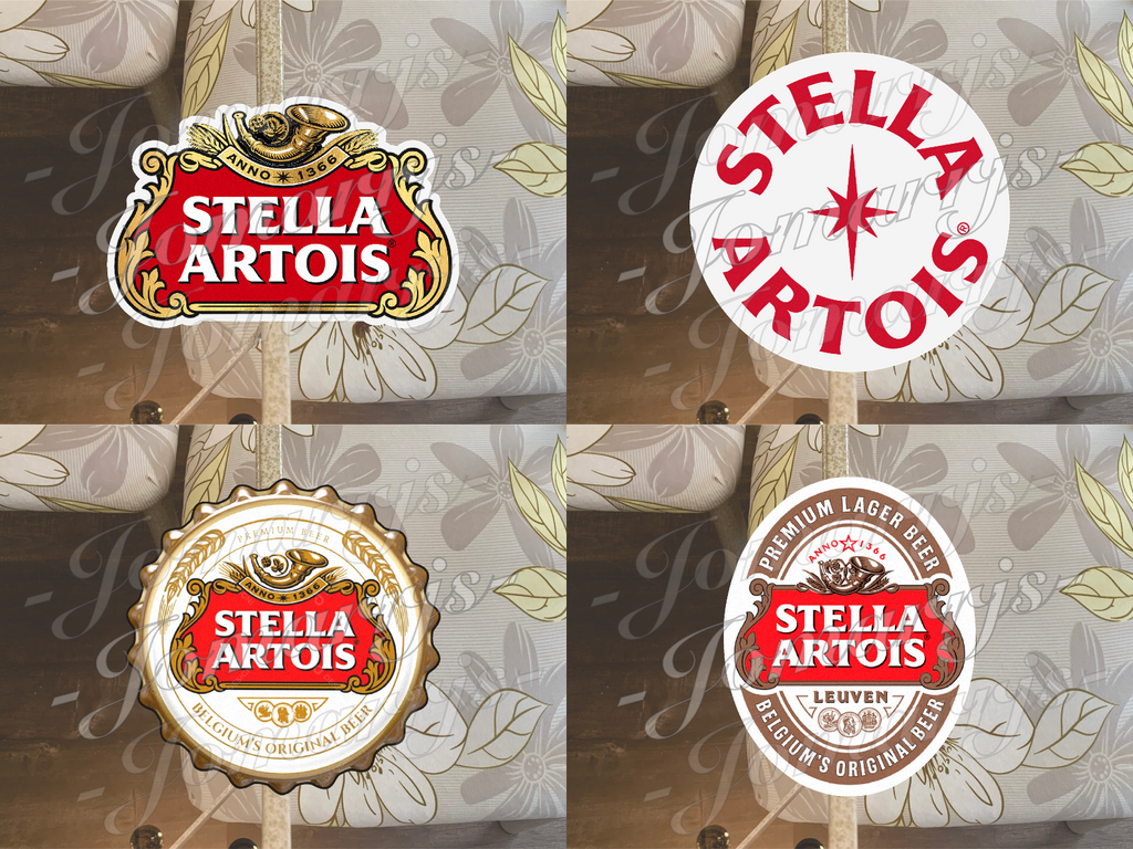 Stella Artois Premium Lager Belgium Beer Logo Sticker Decal waterproof 2"-18"
