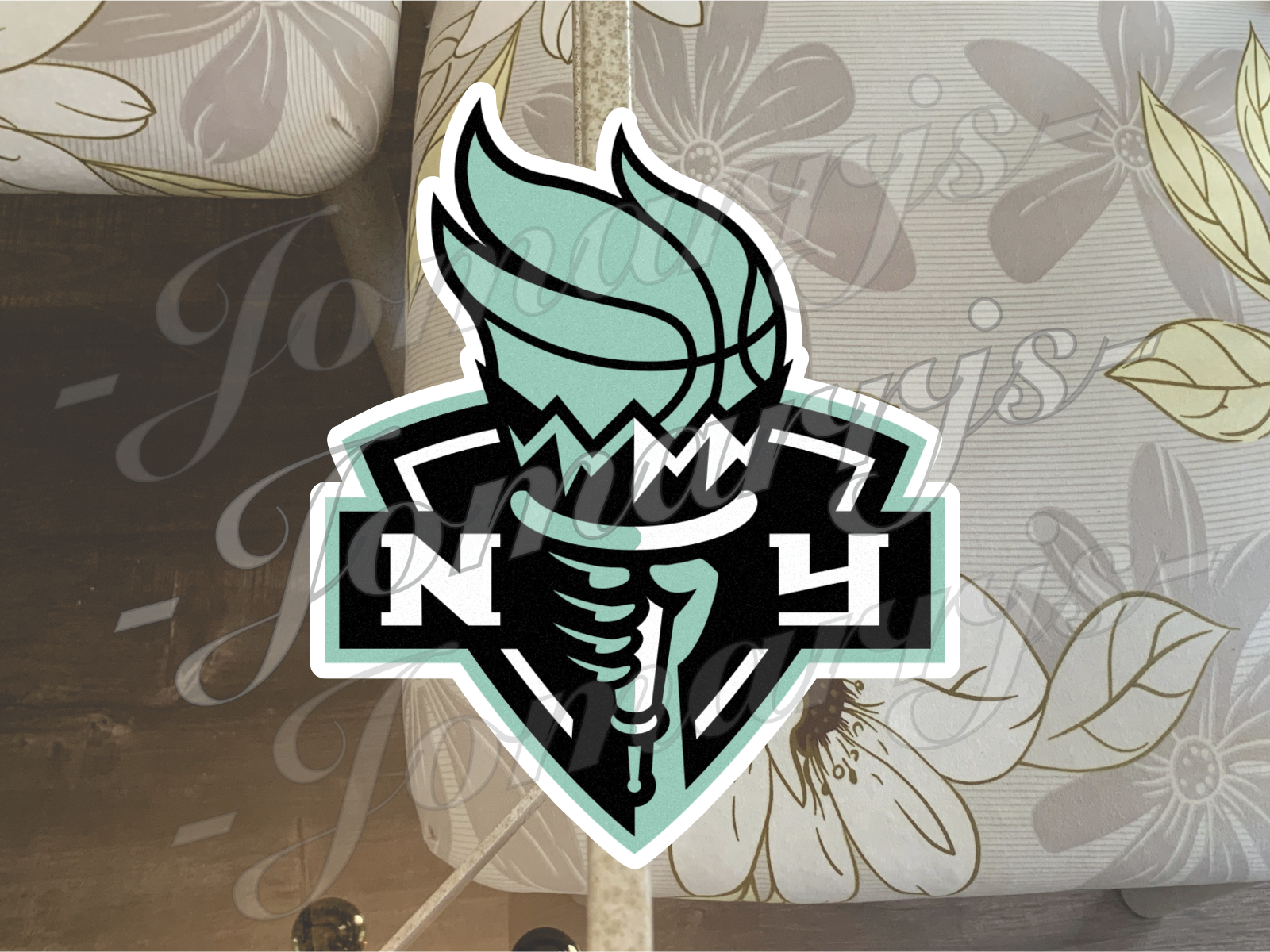 New York Liberty WNBA Logo Custom Colored Sticker Decal waterproof Sz 2"-18"