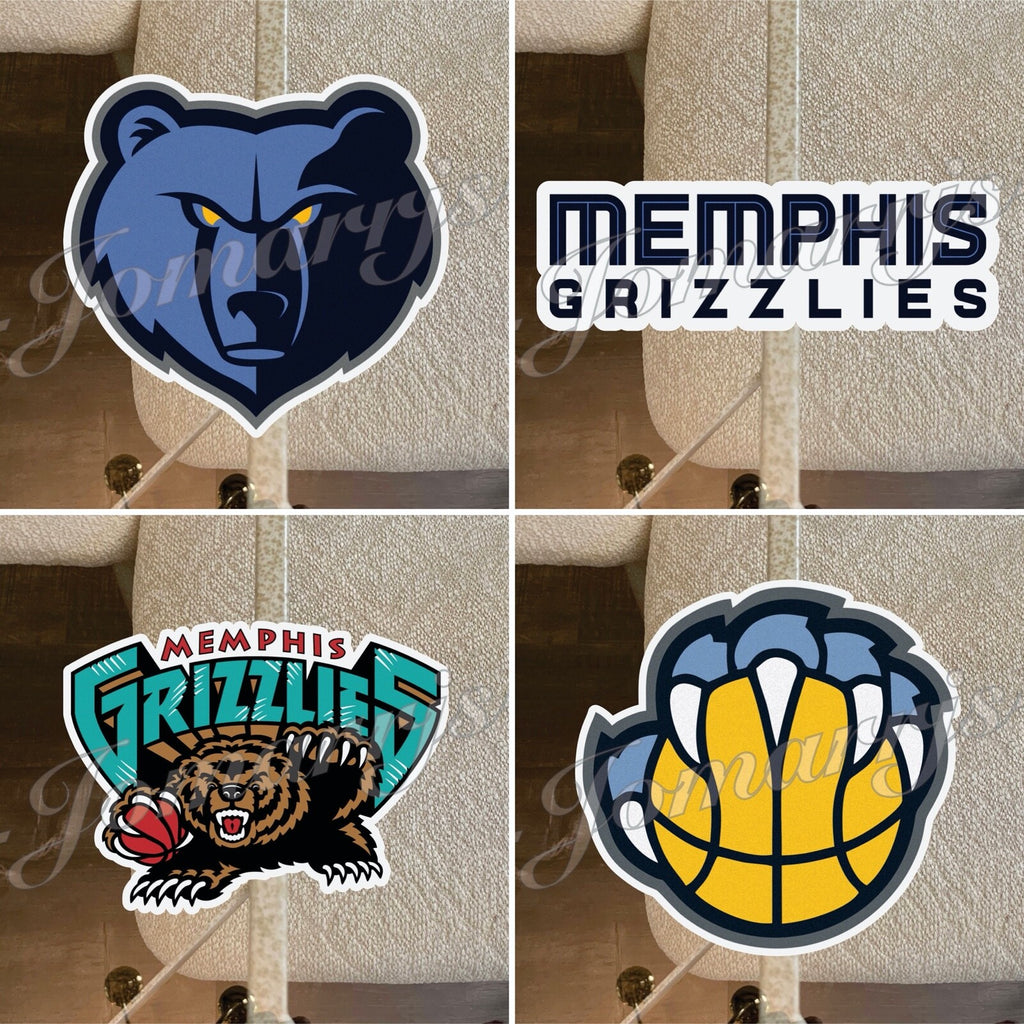 Memphis Grizzlies Logo NBA Sticker Decal waterproof 2-18" #GrindCity #GetMemphis
