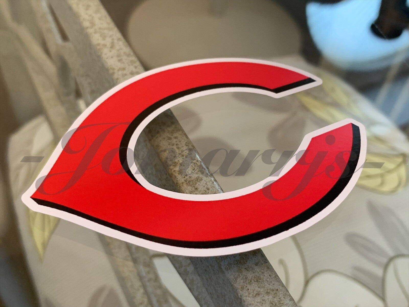 Cincinnati Reds Baseball Team Logo MLB Sticker Decal Vinyl 2-18" waterproof