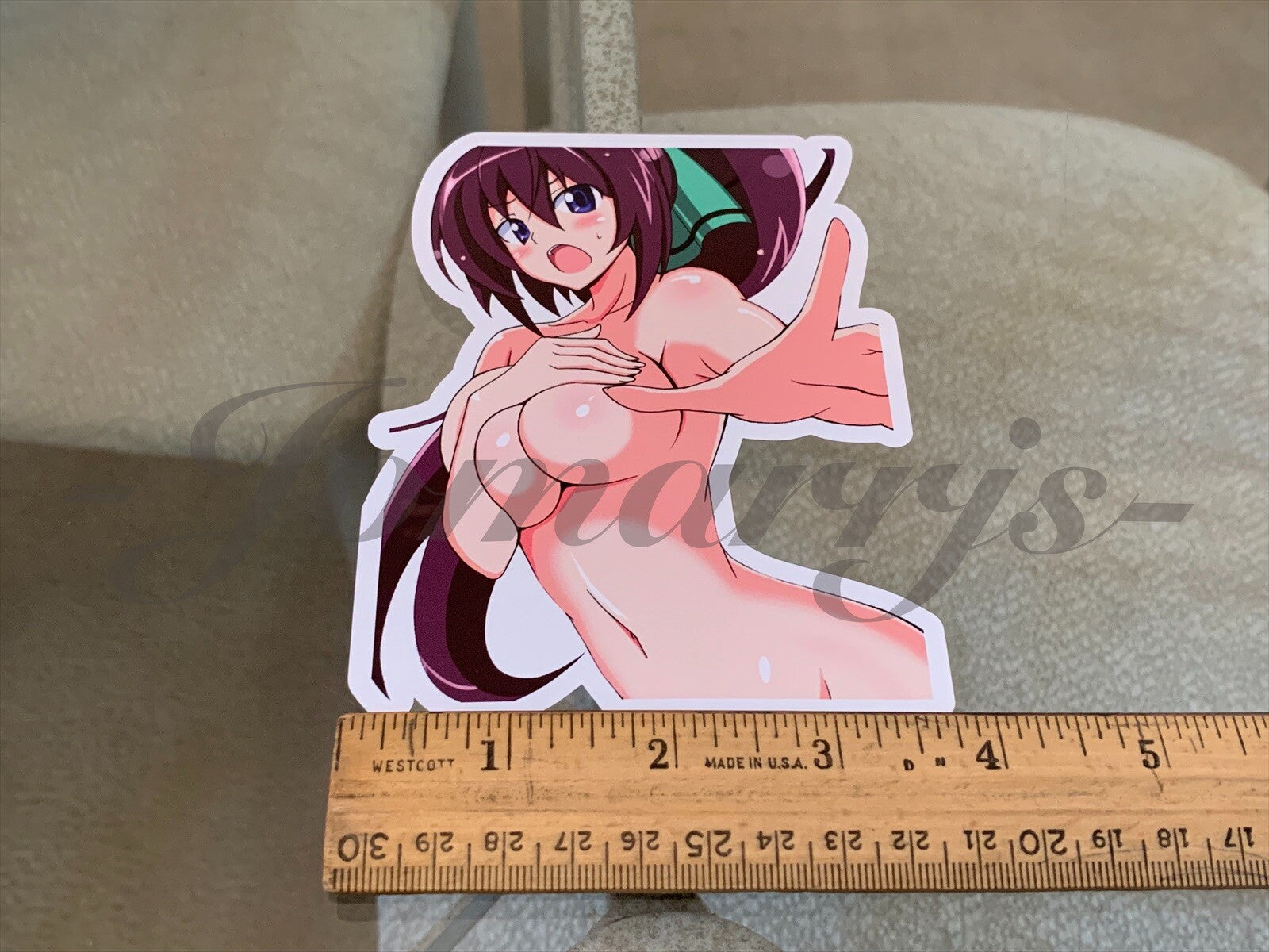 Infinite Stratos - Anime Shinonono Houki "Bare" Sticker Decal manga sexy bikini