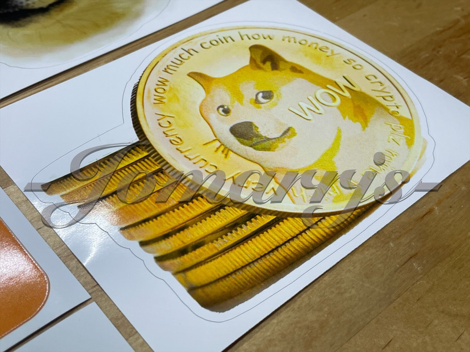 Dogecoin Custom Shiba Inu Fun Sticker Decal “To The Moon” Hodl elon musk meme