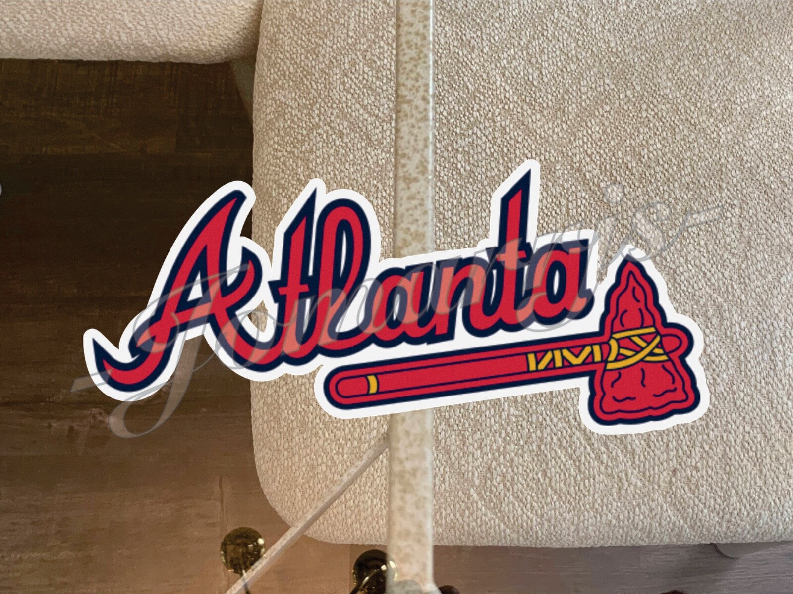 Atlanta Braves Baseball Team Logo MLB Sticker Decal #ForTheA 2"-18" waterproof