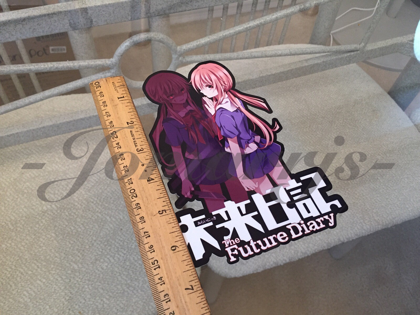 Future Diary - Anime - Yuno Gasai “Reflect” Sticker Decal Vinyl nikki mirai