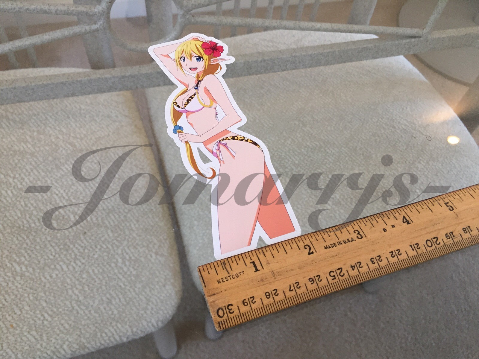 Gate - Anime - Tuka Luna Marceau Bikini Sticker Decal Vinyl Comic laptop manga
