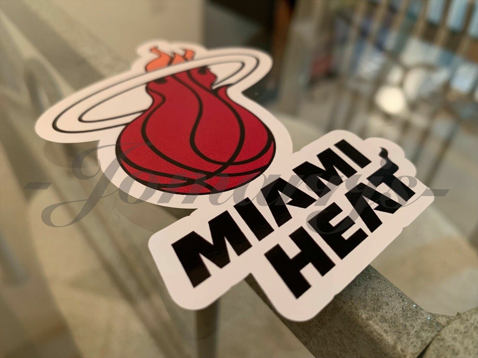 Miami Heat Logo NBA Sticker Decal Vinyl waterproof 2"-18" car tumbler phone