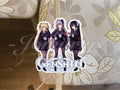 Genshin Impact Anime Fischl Keqing Mona Emblem Logo Custom Sticker Decal Art